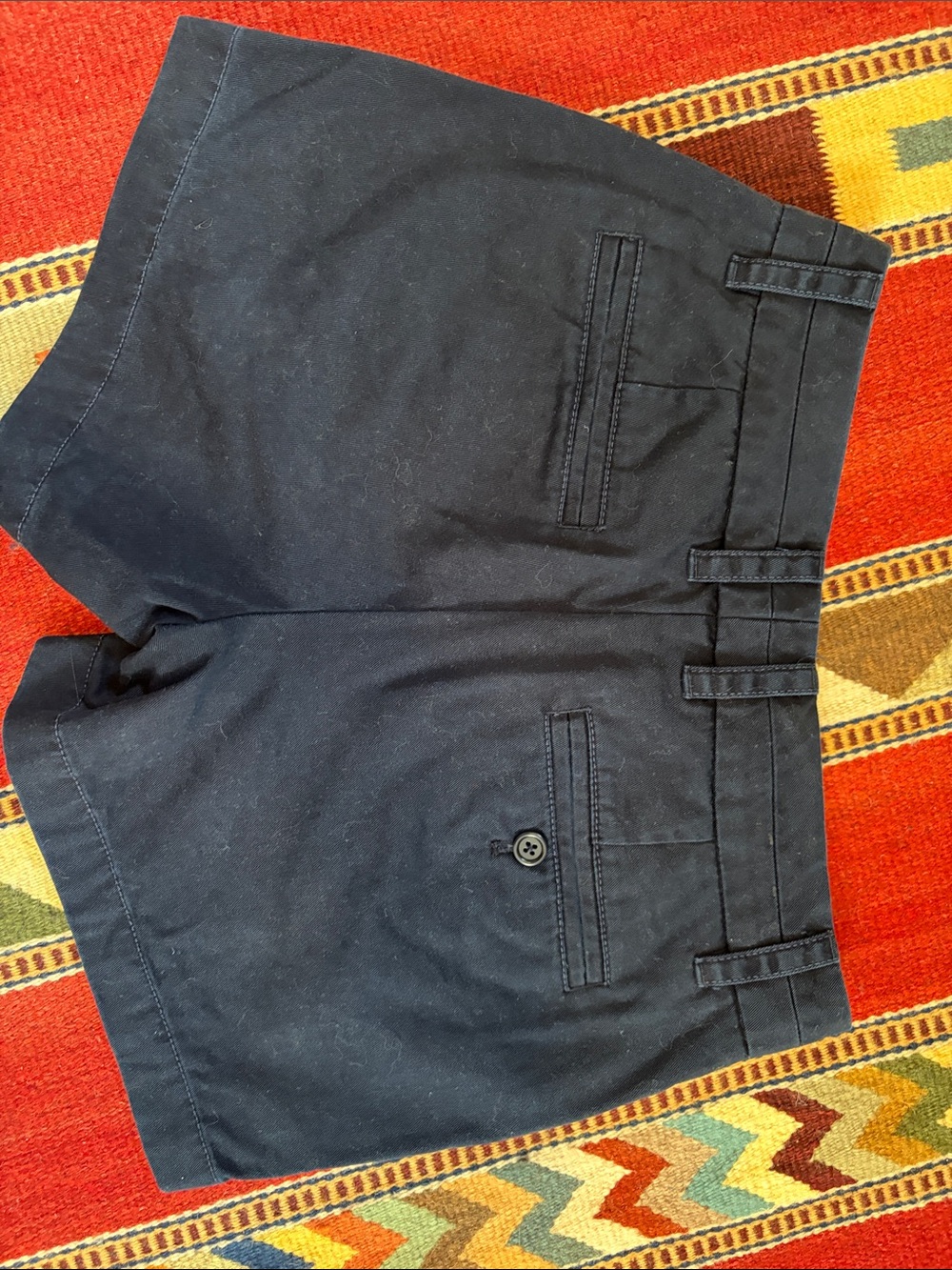 J. Crew Navy Women's Chino Shorts - Picture 2 of 3